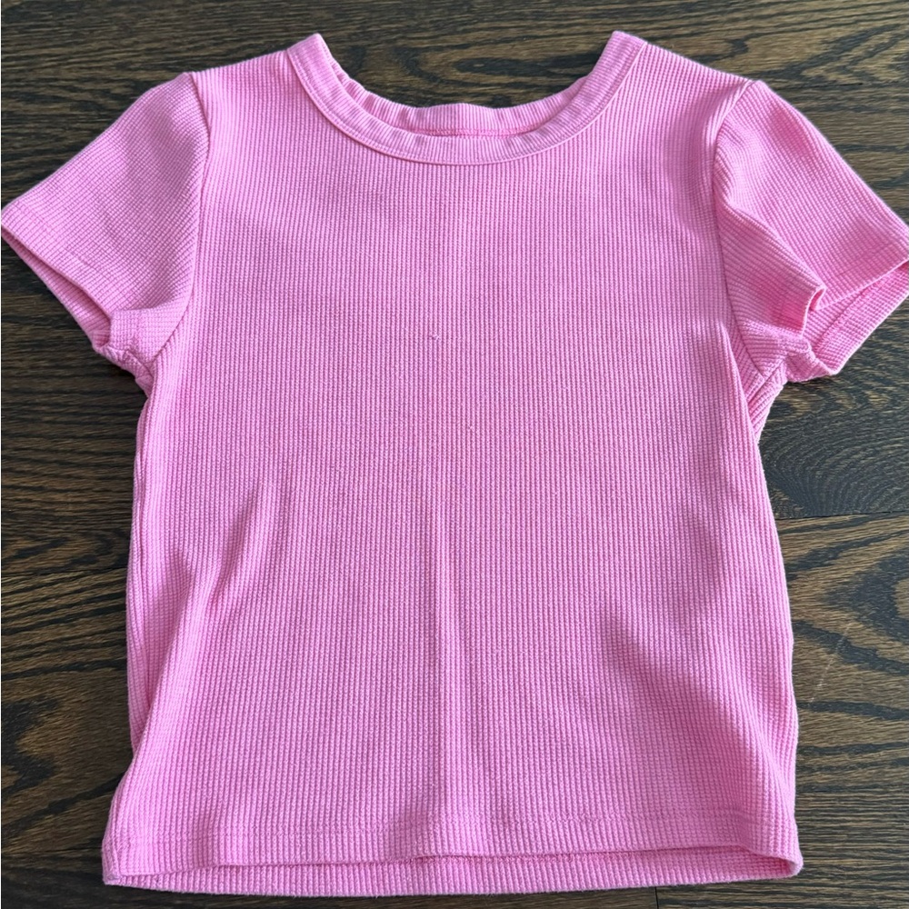 Size M American Eagle pink tight baby tee